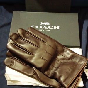 Coach Tech Nappa Leather Gloves